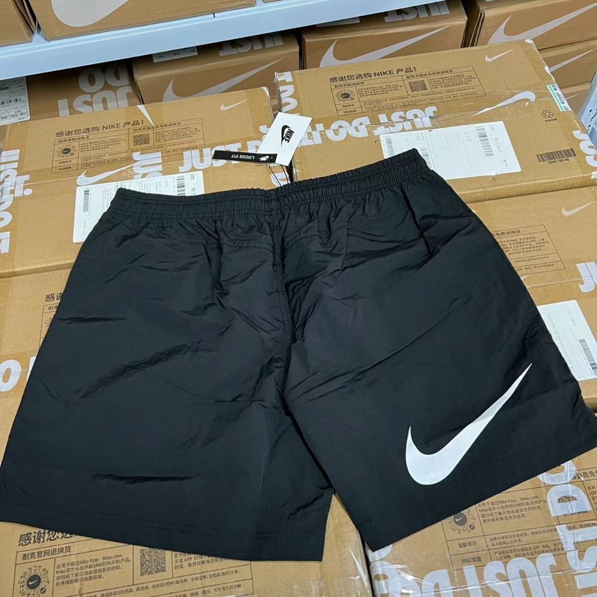 Autonomous Stussy Basketball Shorts: Waterproof Nylon, Custom-made, Black, Sizes S-XL - 图片 8