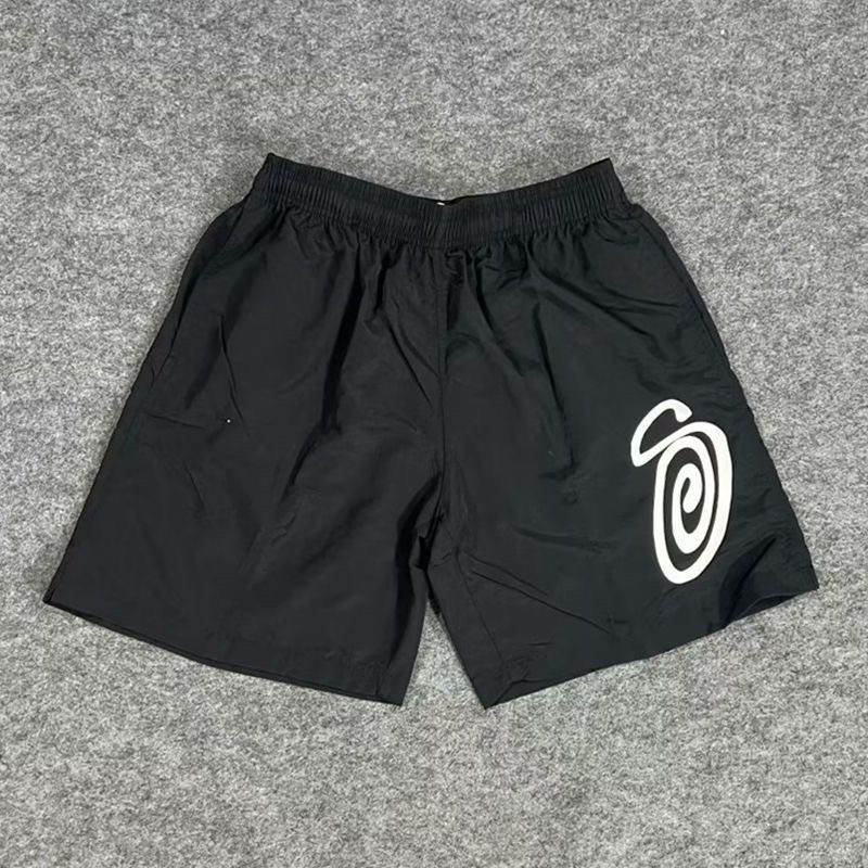 Stussy Basketball Shorts: FZ 231 Nylon-Proof, Custom-Made, Black, Sizes S-XL. - 图片 2