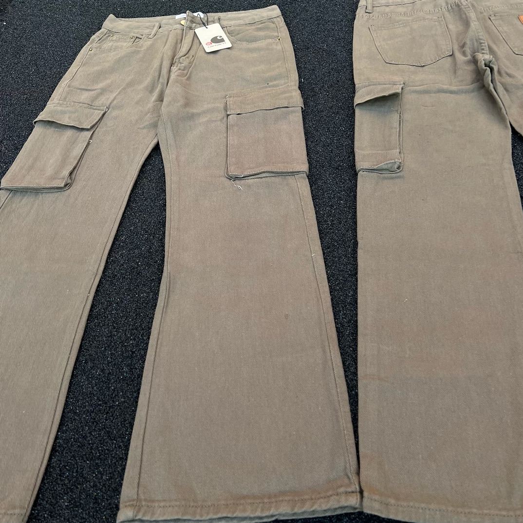 Carhartt Kahart Heavy Water Embroidered Lumber Pants in Old Brown: Sizes M-XXL. - 图片 2