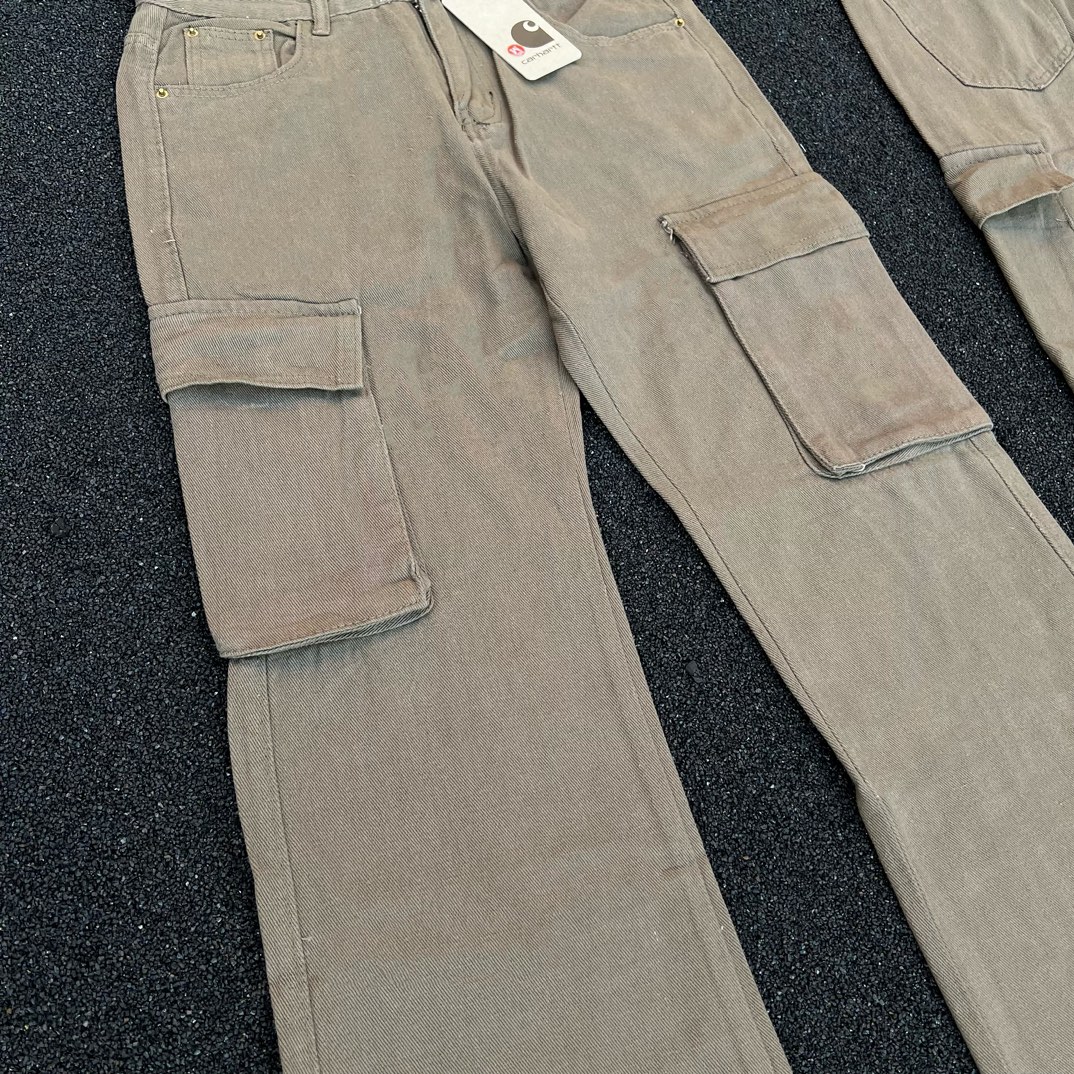 Carhartt Kahart Heavy Water Embroidered Lumber Pants in Old Brown: Sizes M-XXL. - 图片 3