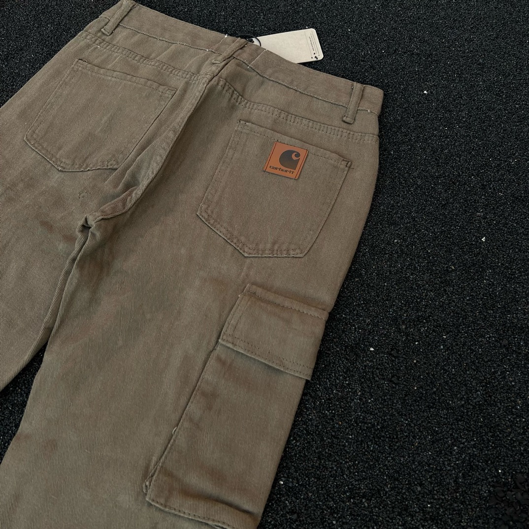 Carhartt Kahart Heavy Water Embroidered Lumber Pants in Old Brown: Sizes M-XXL. - 图片 4