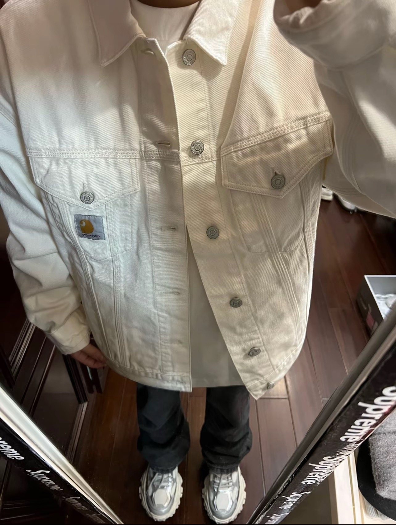 Carhartt Kahart Blue Jacket Sizing Guide: M-XXL Measurements and Details - 图片 6