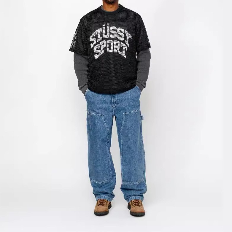 💰98款号256
STUSSY斯图西伐木裤FW23秋季新款日系主线户外工装系列水洗牛仔裤子.
定制纯棉工装面料 基于纯棉材质特性 透气性亲肤感超强 环保染色 颜色超正 成品水洗 完美融入日系做旧风格 保持原有挺括版型 同时 又不失柔软度 所有参数表现得刚刚好 走路 下蹲 跑步 每一个关节活动处 恰到好处 超级好穿 立体剪裁版型 硬性外挂 对腿粗屁股大的人超级好
喜欢户外活动的人 强烈建议 两侧口袋 深度容量大 非常便捷
双针走线压线 更牢固 更耐穿该有套结处应有尽有 顶级高货的存在
INFORMATION/产品信息
▪️Color:牛仔蓝
▪️Size:M~XXL
M: 腰围68 臀围98 裤长100
L: 腰围72 臀围102 裤长102
XL: 腰围76 臀围106 裤长104
XXL: 腰围80 臀围110 裤长106