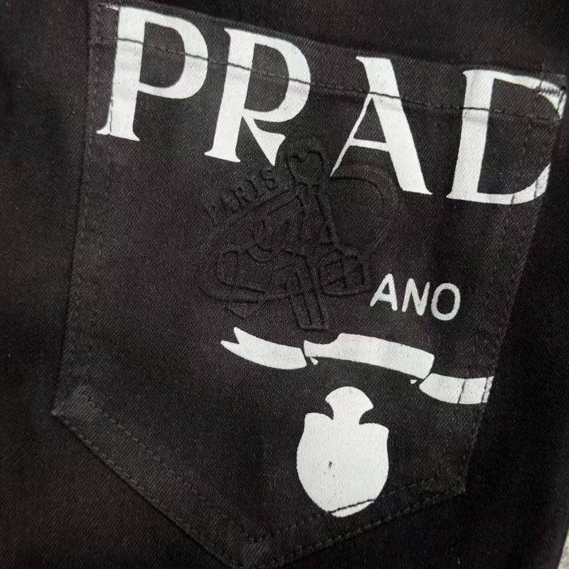 Prada 2024s Jeans: Original Water-Purification Fabric, Unique Design, Durable. - 图片 5