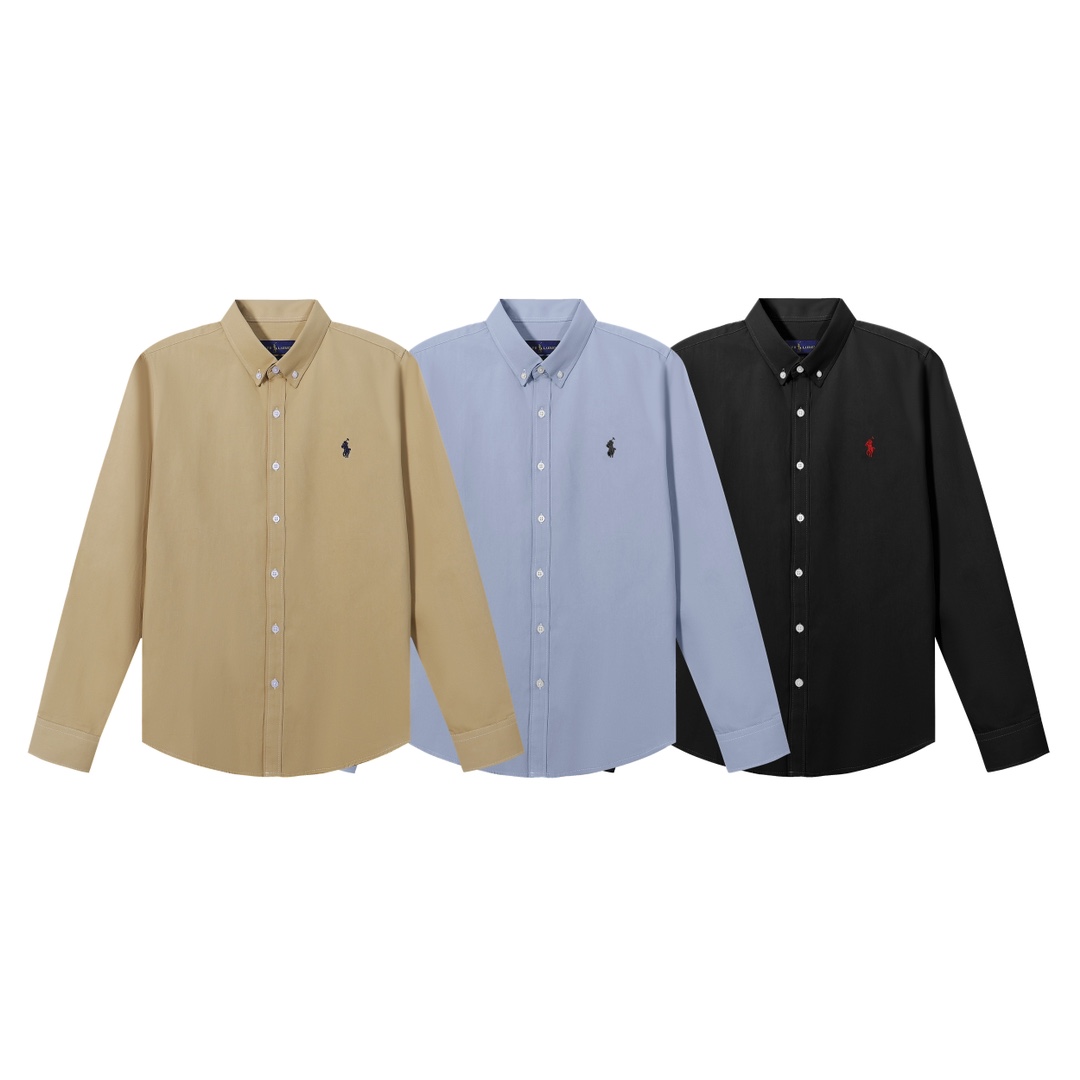Ralph Lauren Raulen 2024s Embroidered Shirt in Various Colors and Sizes - 图片 1
