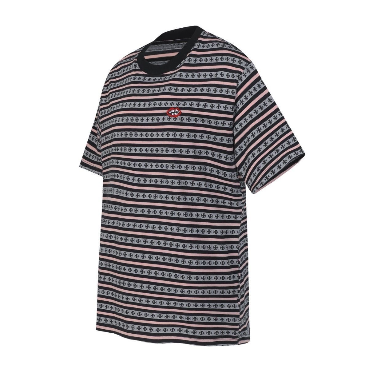 上新Chrome Hearts 克罗心 梵文条纹短袖T桖正确版本 8