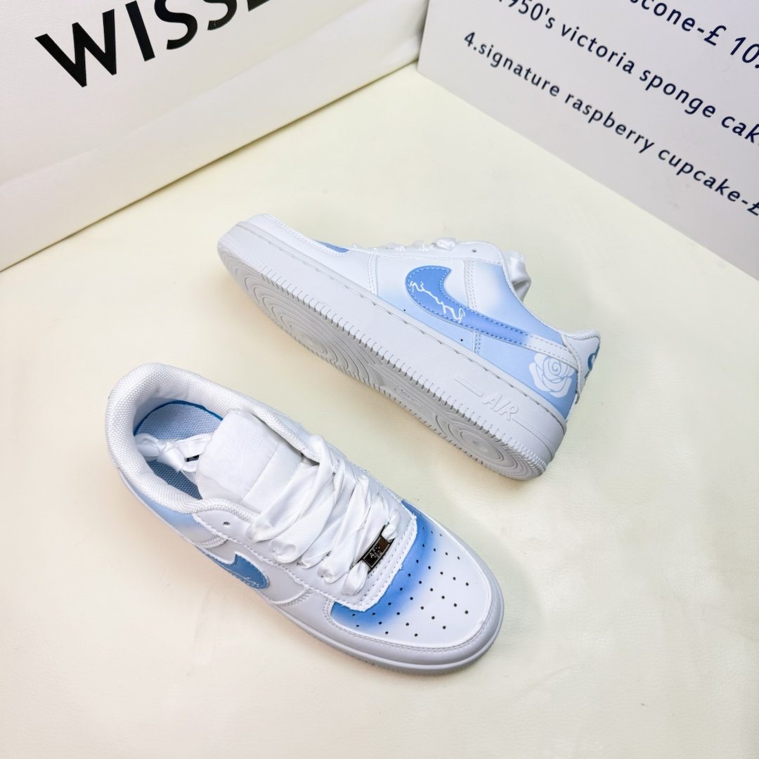 💰99 特价🔥🔥🔥    空军一号蓝色妖姬size36-44，，.
