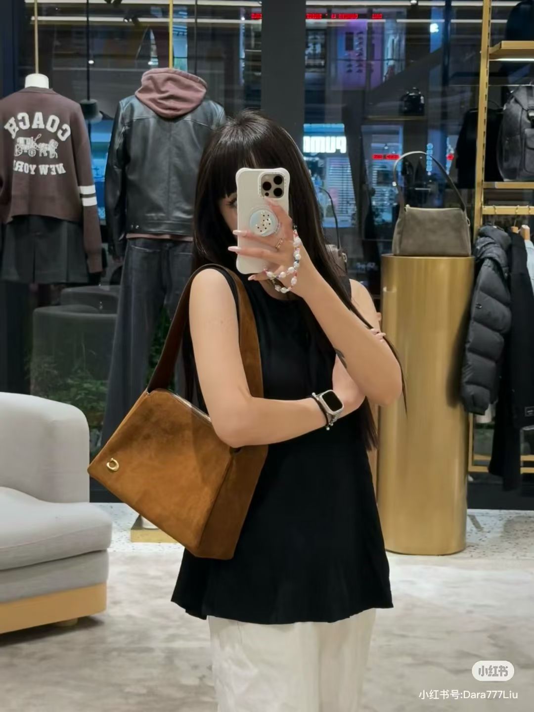 Coach New hobo underarm bag: CCC45 pebbled black gray burgundy CDD06 deerskin brown CCC48 deerskin green