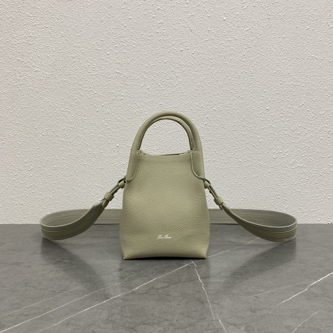 Loro Piana Tassen handtassen Schoudertas Mini Tas Kalfsleer Koeienhuid Mini