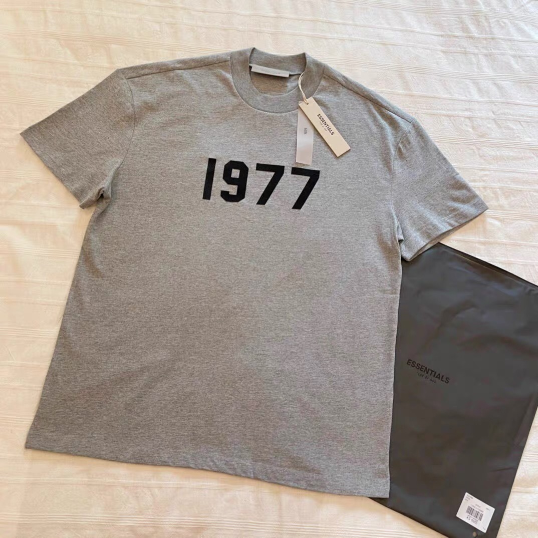Fear of God OF GOD ESSENTIALSFOG复线 男女情侣 短袖T恤纯棉宽松