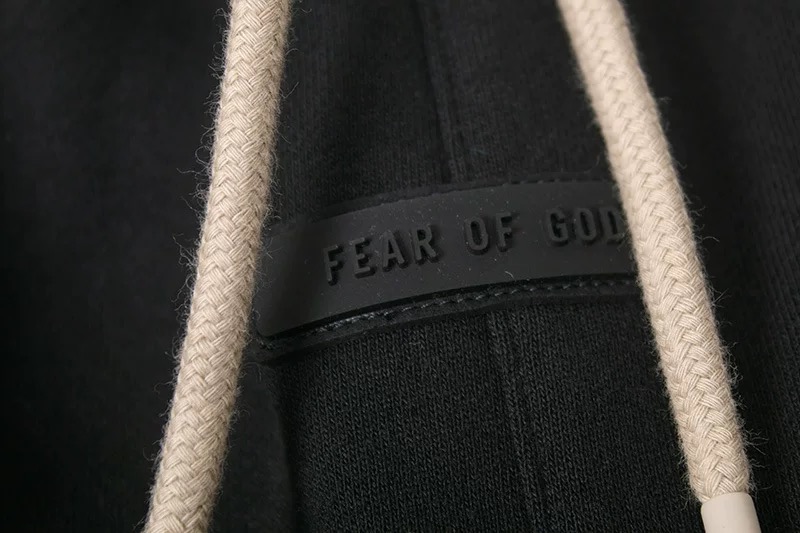 Fear of God fear of god fog essentials复线23ss最新款硅胶植绒字母印花短裤