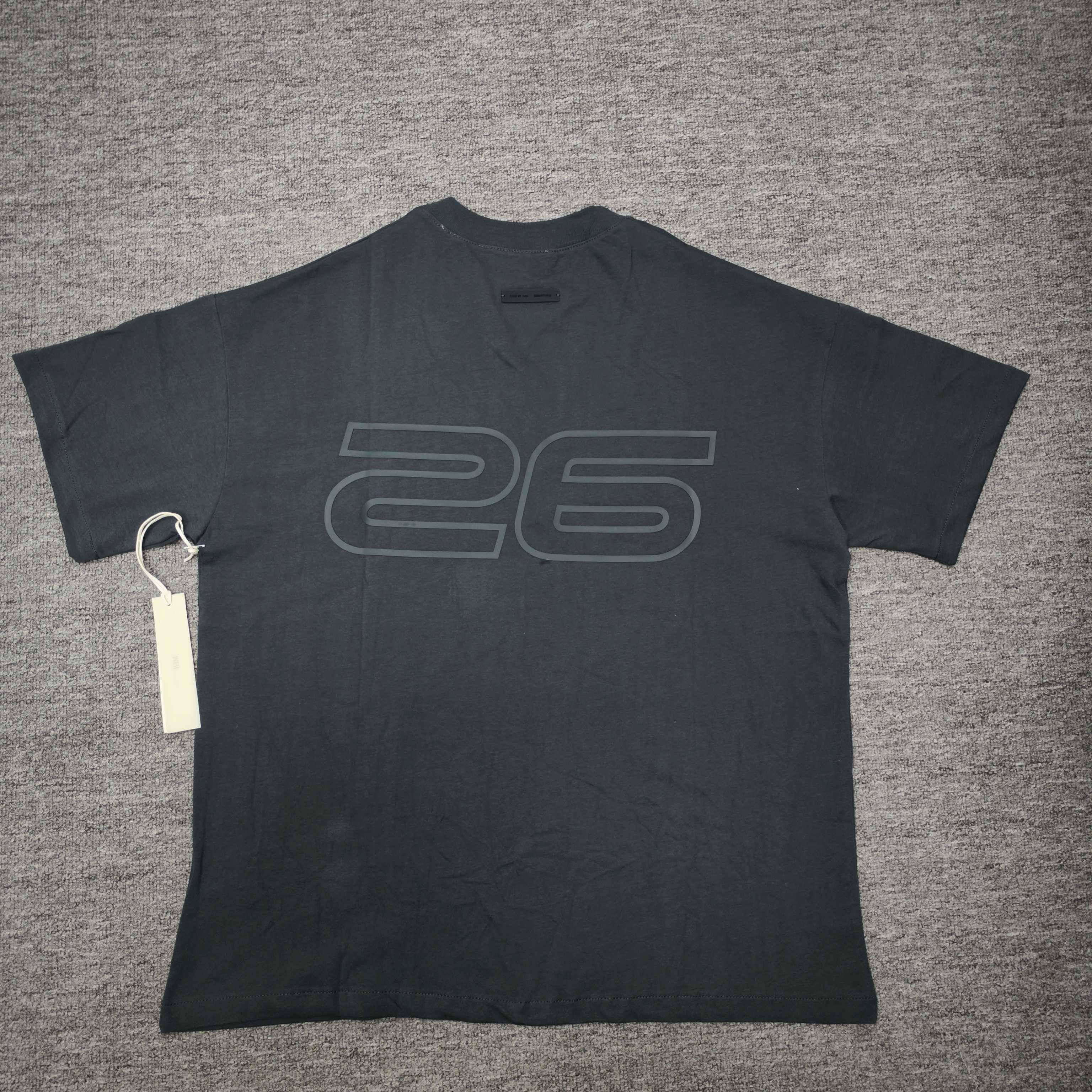 Fear of God 黑全套对版Essentials FW26 Holiday 2026 90'S SHORT SLEEVE TEE 舒适休闲短袖 T恤 男款