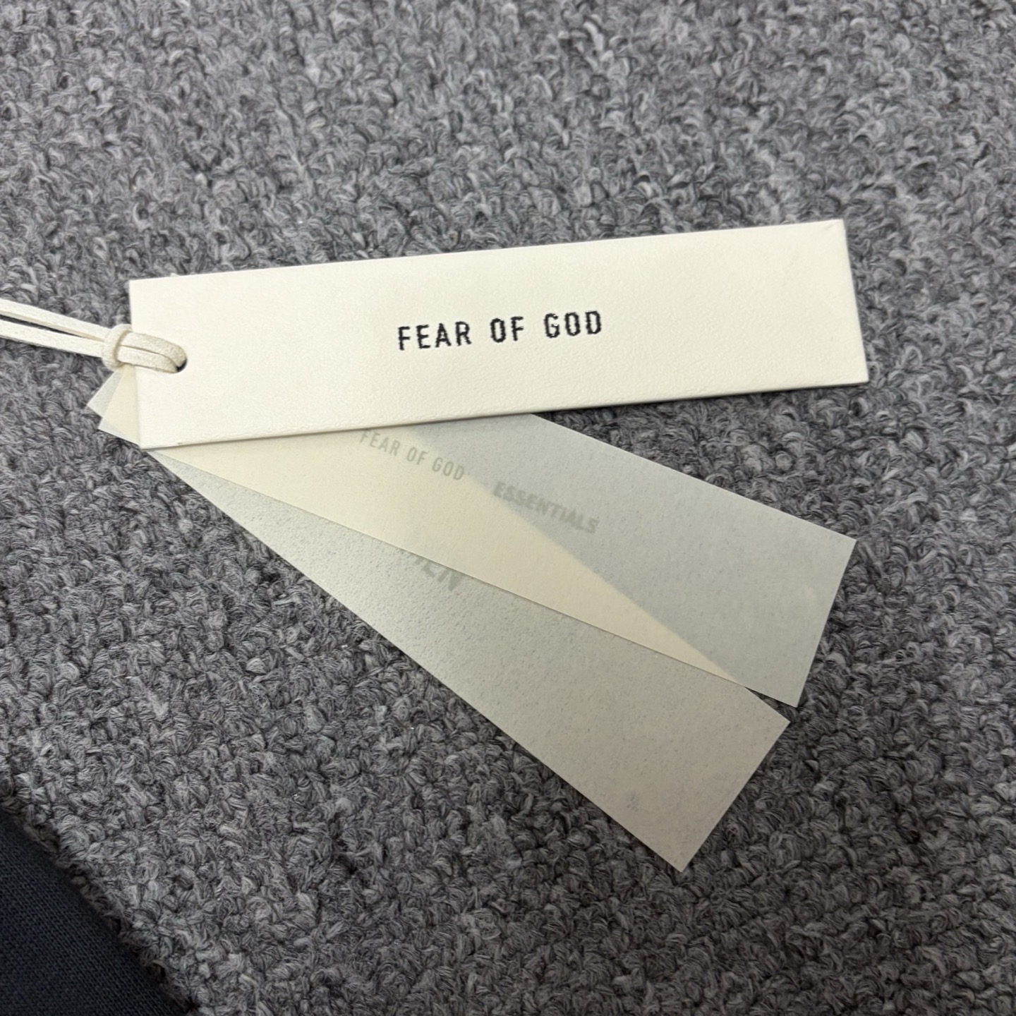 ＃GD广顶 美潮跨境外贸特供Fear of God Essentials FOG美潮字母印花舒适中腰休闲