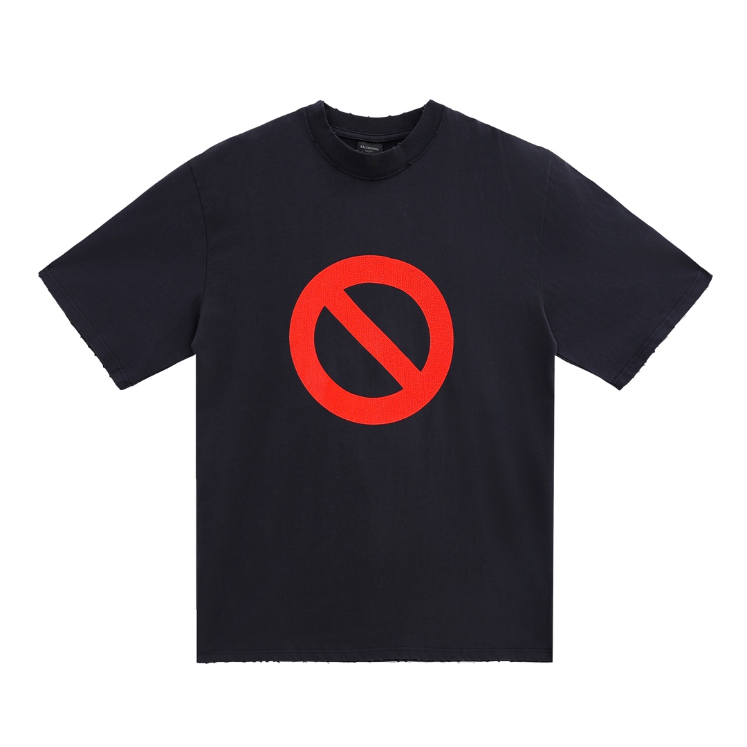Balenciaga Clothing T-Shirt AAA Replica Designer
 Black Printing Unisex Cotton Short Sleeve