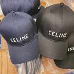 Celine Hats Baseball Cap Black Blue Dark