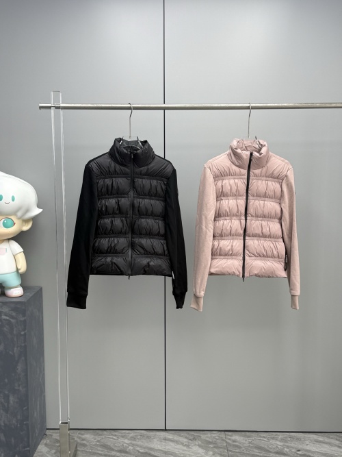 Moncler Knit Panel Puffer Jacket, Slim Fit, Lightweight Down Coat 1 Moncler Knit Panel Puffer Jacket, Slim Fit, Lightweight Down Coat