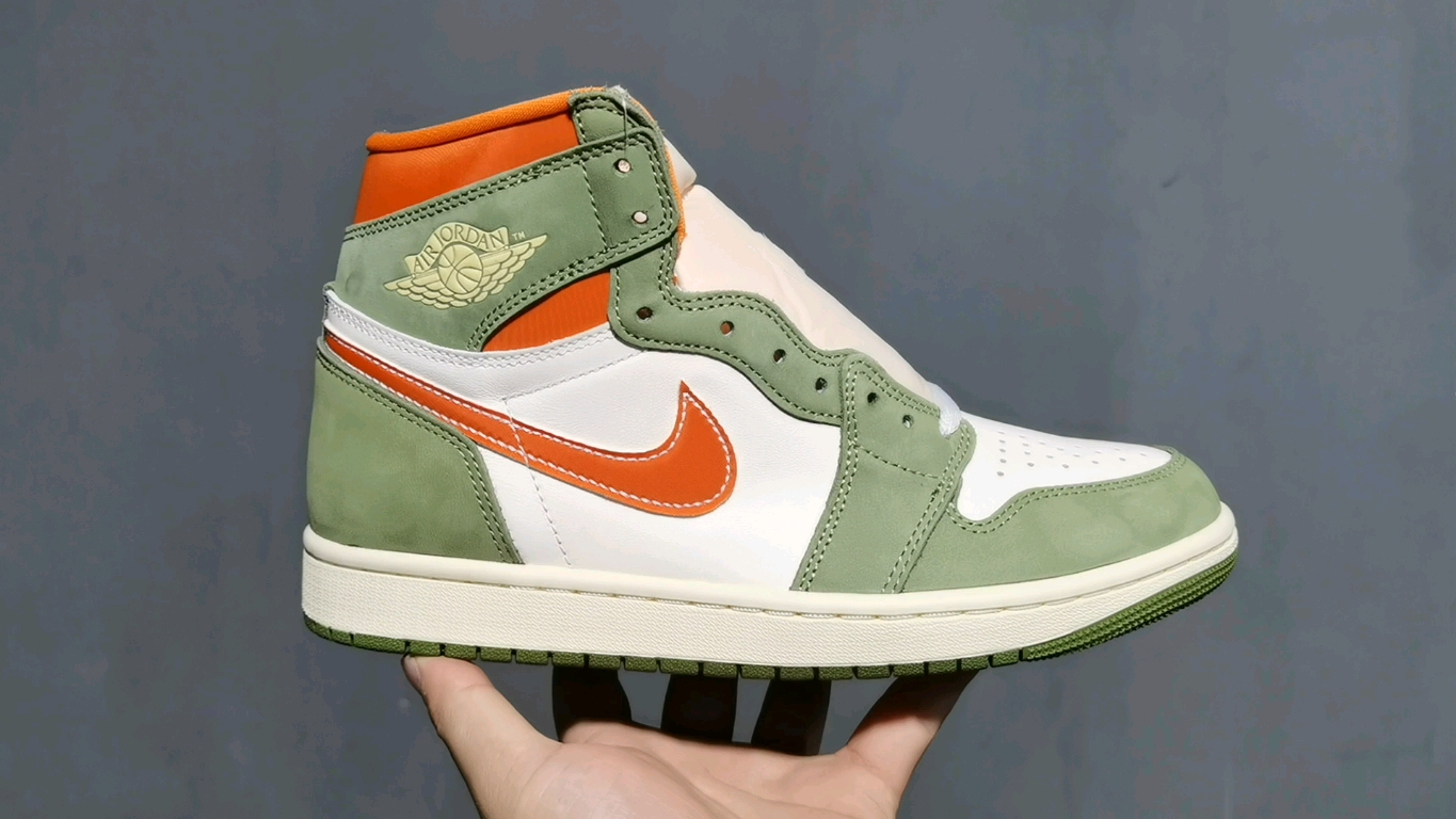 aj1青瓷色尺码36-47.5纯原版️AirJordan1HighOGCraft“Celadon”FB9