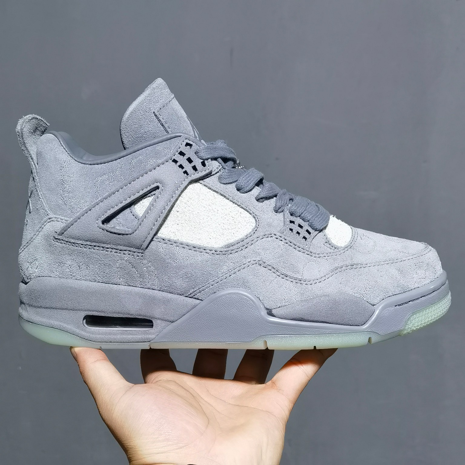 aj4灰涂鸦尺码40-47.5性价比️Airjordan4kaws涂鸦灰色930155-003