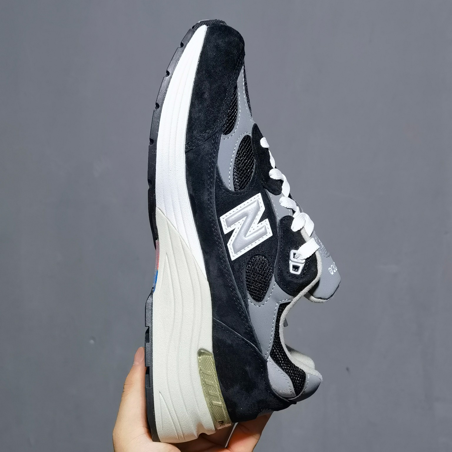 NB992黑灰尺码36-46.5总裁新M版出品-NewBalance992黑灰M992EB鞋码36373