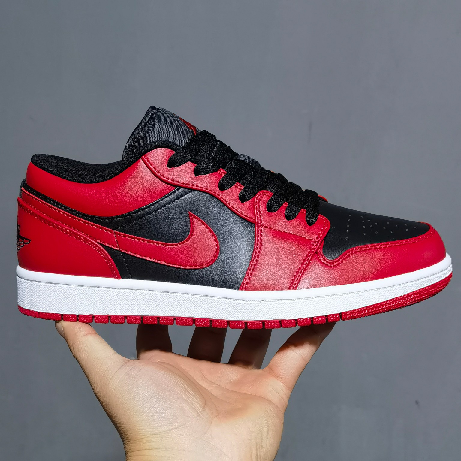 AJ1low黑红禁止尺码:36-46福利特价版出品-AirJordan1LowAJ1乔1黑红禁止5535