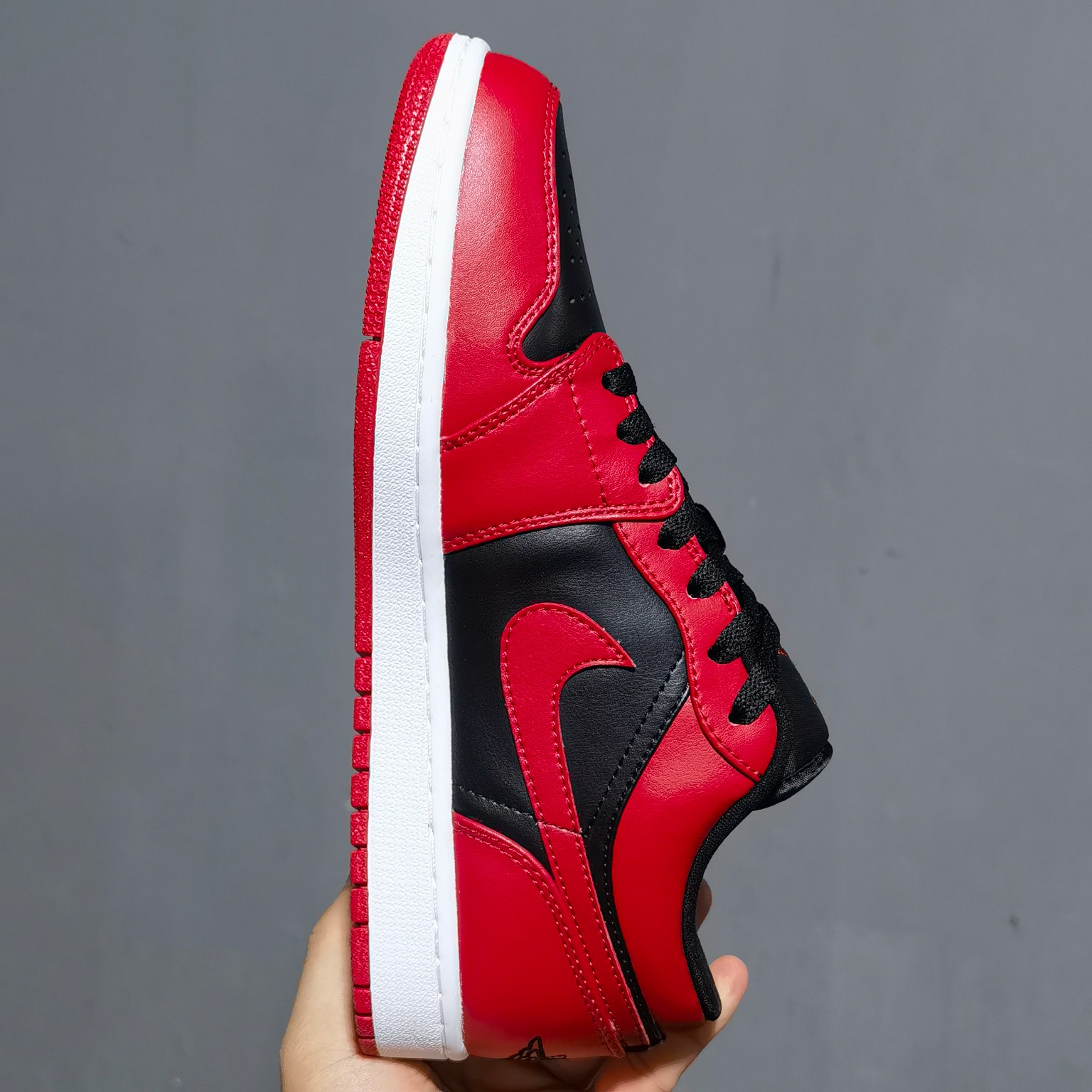 AJ1low黑红禁止尺码:36-46福利特价版出品-AirJordan1LowAJ1乔1黑红禁止5535