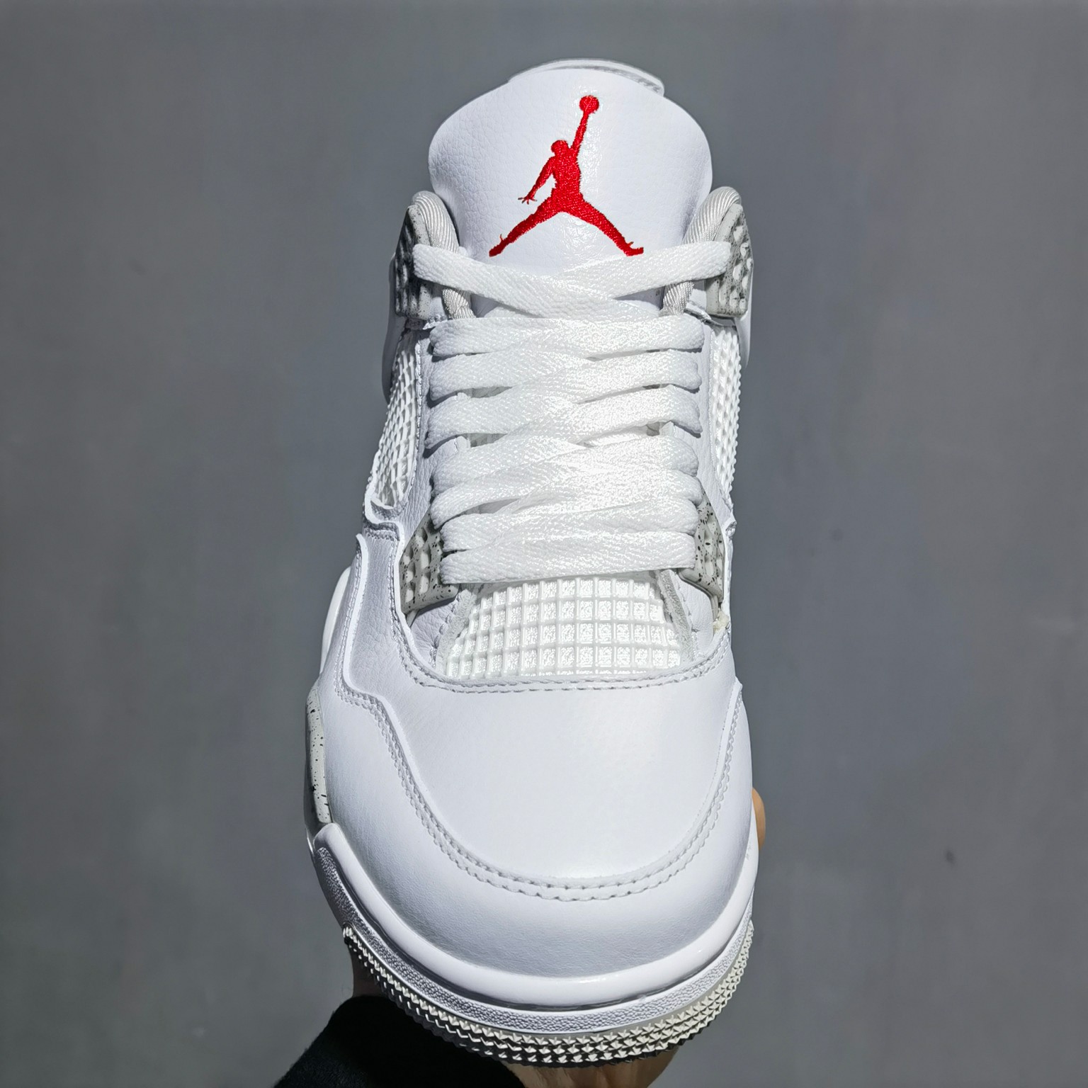 AJ4奥利奥尺码:40-47福利特价出品-Airjordan4whiteoreoaj4白奥利奥灰白水泥泼