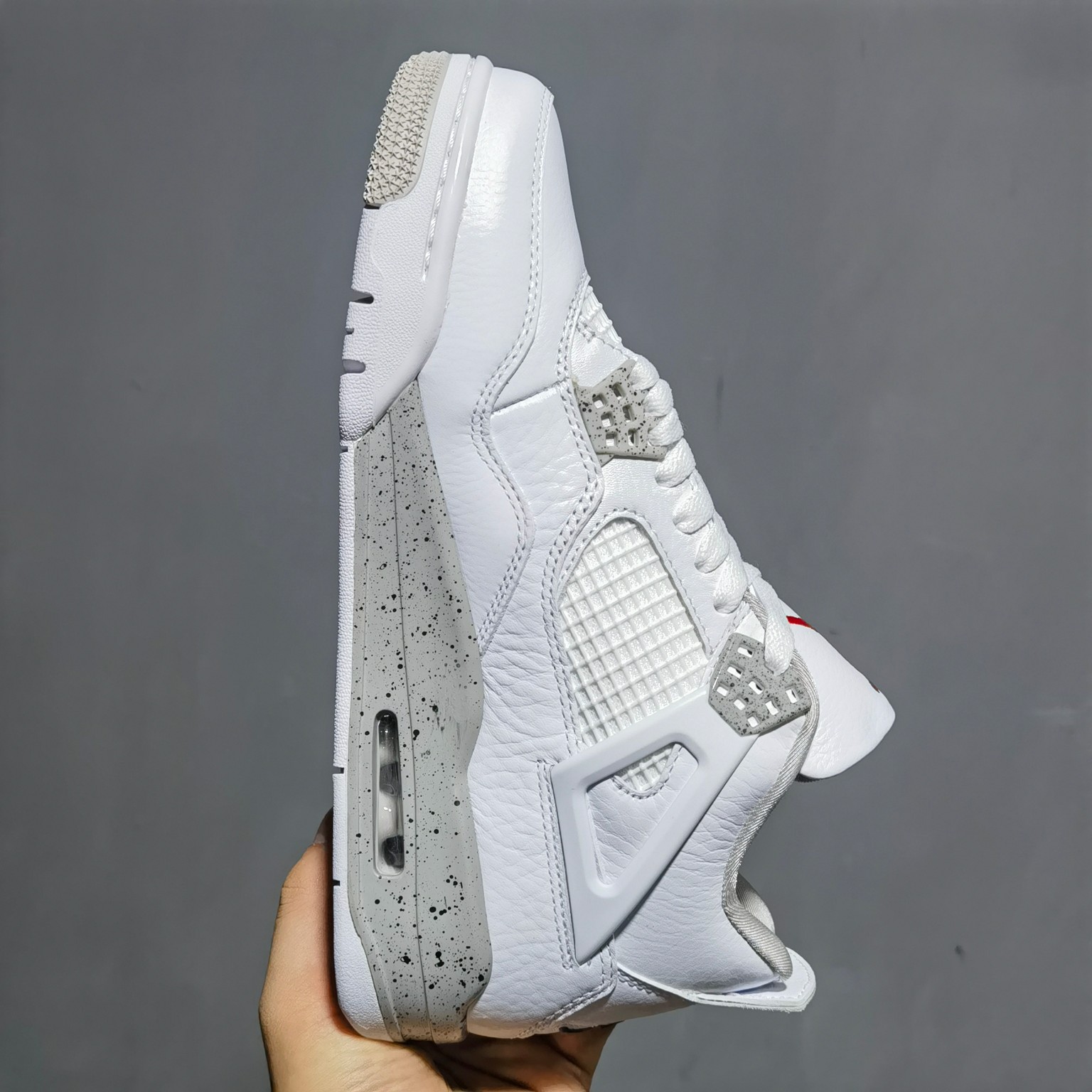 AJ4奥利奥尺码:40-47福利特价出品-Airjordan4whiteoreoaj4白奥利奥灰白水泥泼