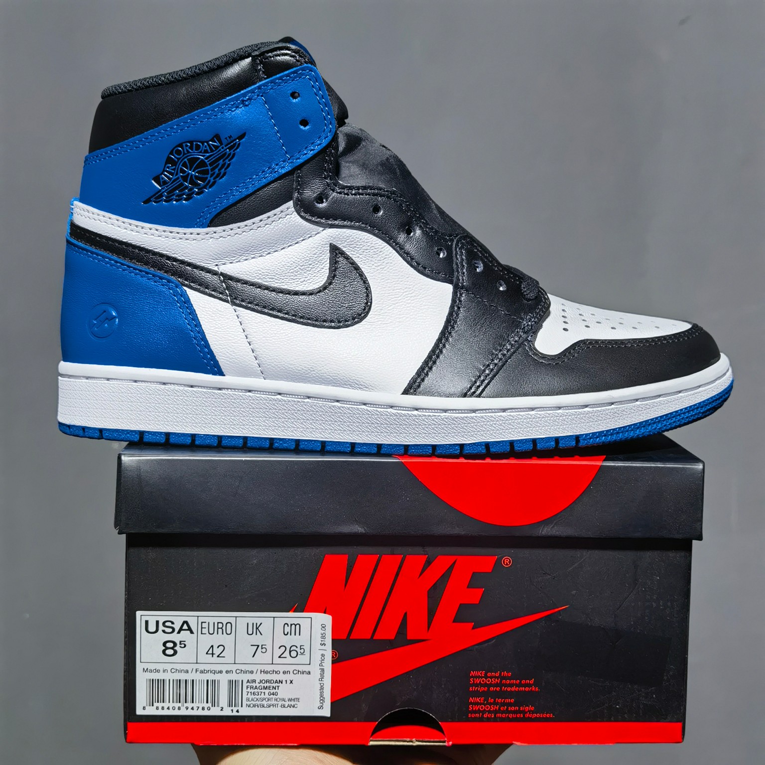 AJ1大闪电尺码:40-47.5新M纯原-FragmentDesignJordanAirJordan1R