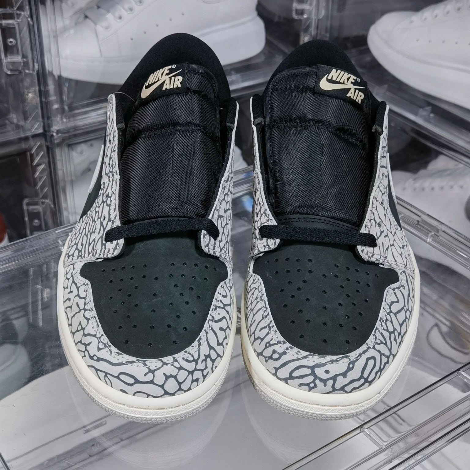 AirJordan1RetroLowOG“BlackElephant”爆裂纹大象CZ0790-00140