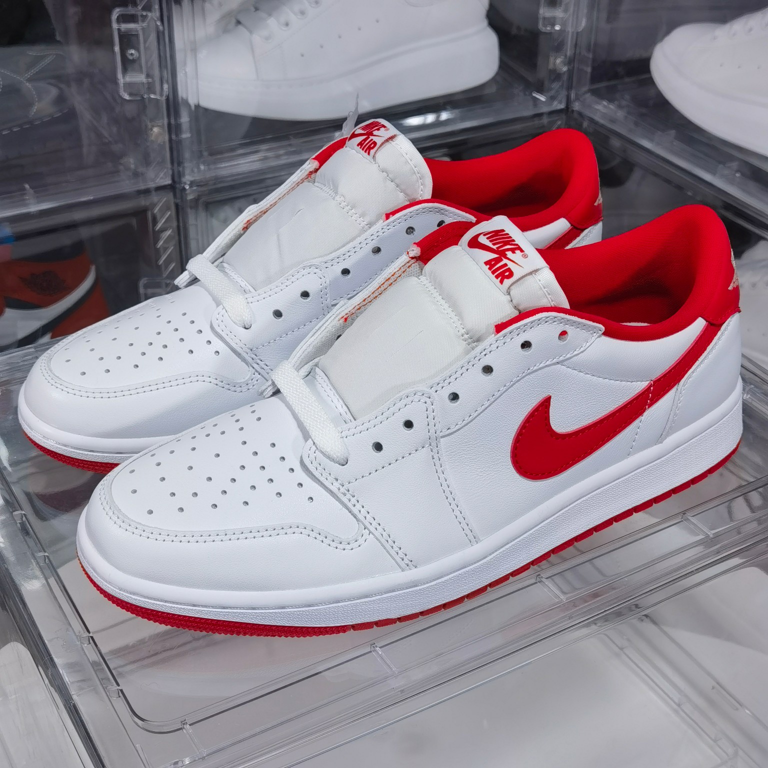 AirJordan1LowOGSwoosh纯原AJ1白红低帮CZ0790-1614040.5414242