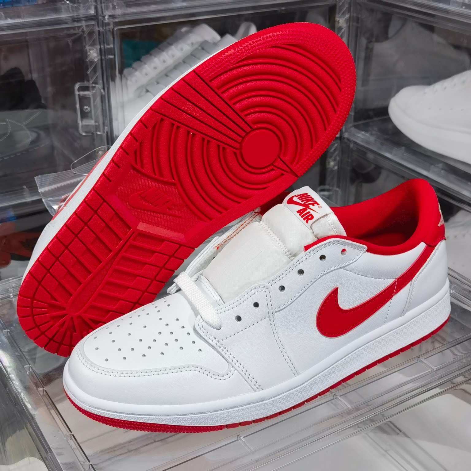 AirJordan1LowOGSwoosh纯原AJ1白红低帮CZ0790-1614040.5414242