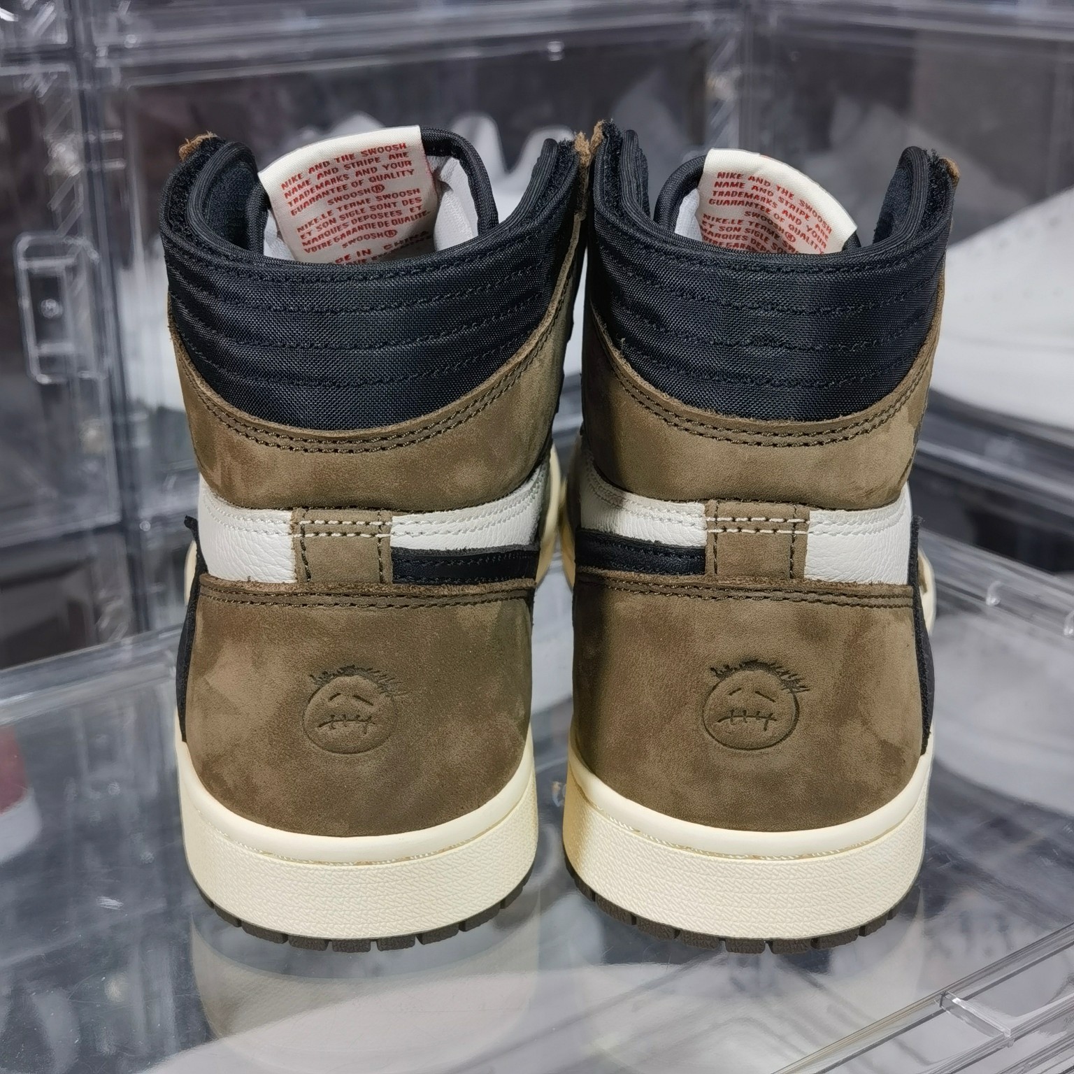 AJ1深棕鬼脸尺码:40-48纯原版出品-AirJordan1xTravisScott鬼脸高帮倒钩高帮C