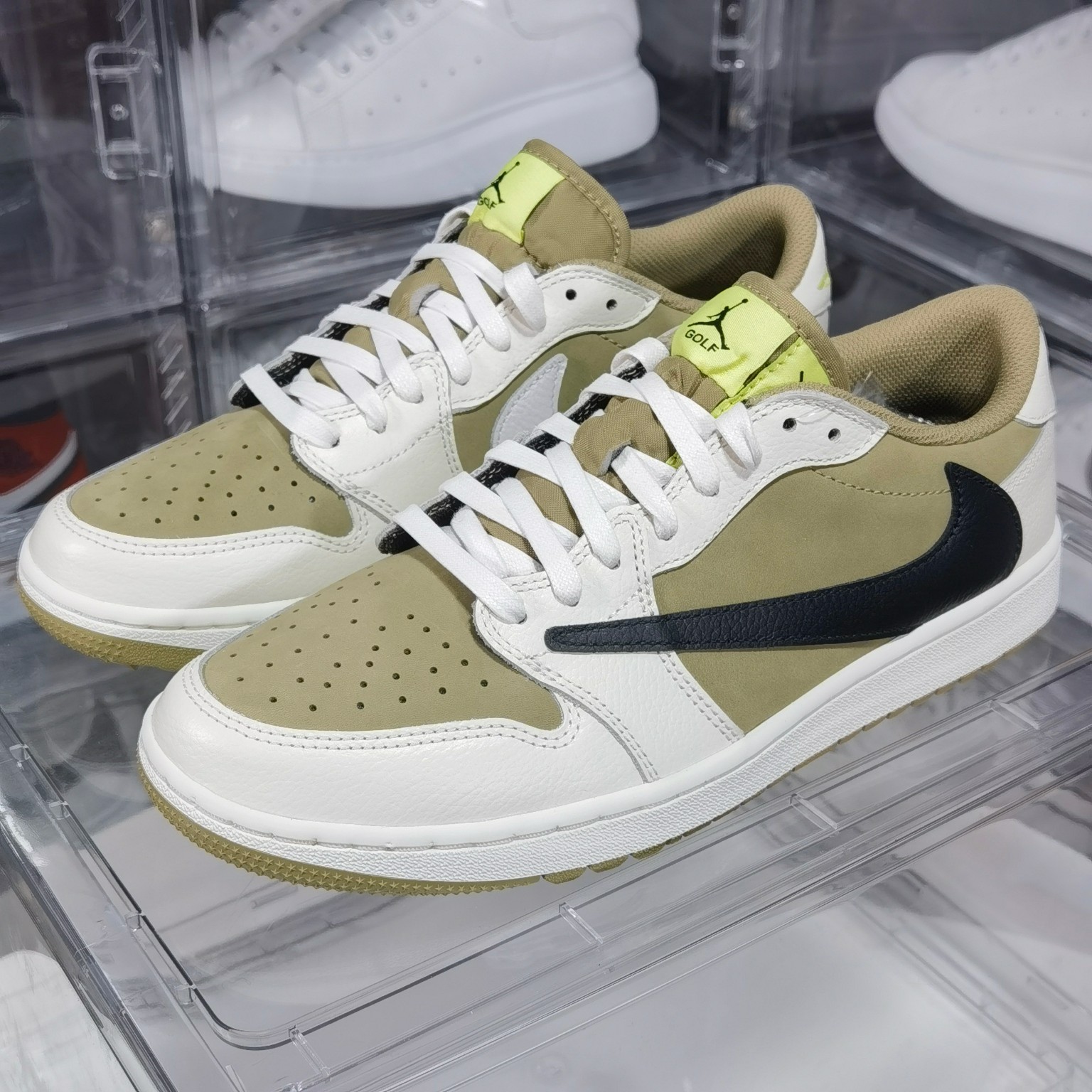 AJ1Low高尔夫尺码:40-48纯原版出品-TravisScottxAirJordan1LowGolf