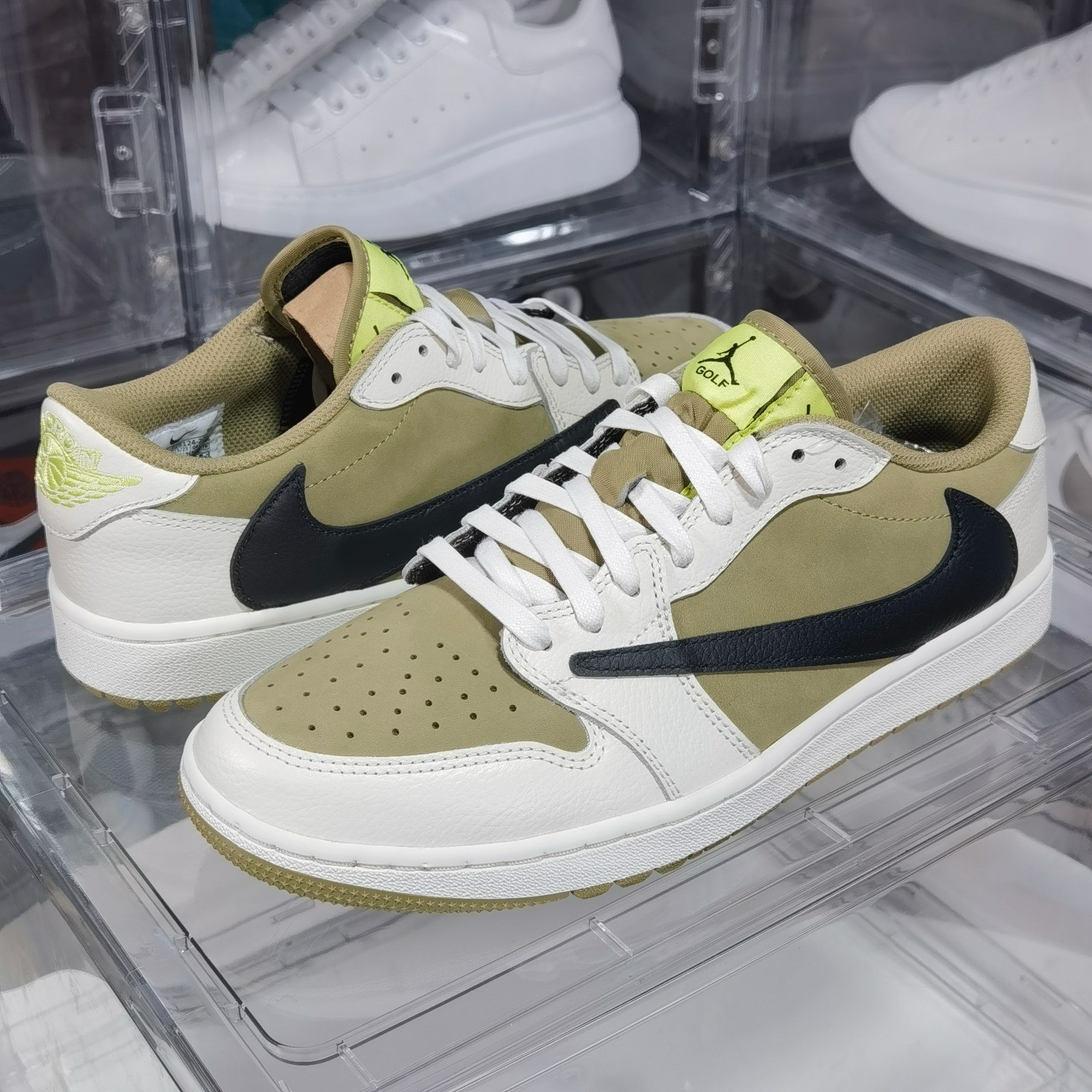 AJ1Low高尔夫尺码:40-48纯原版出品-TravisScottxAirJordan1LowGolf