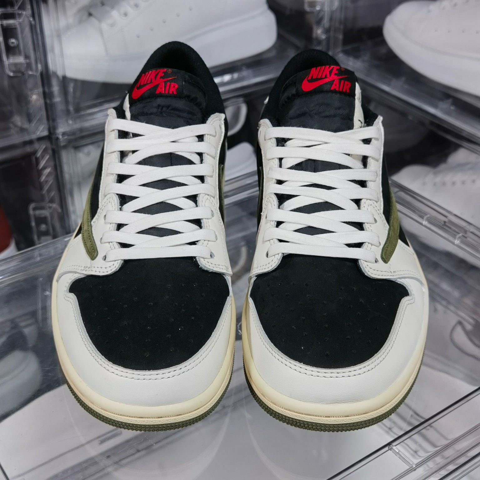 AJ1Low橄榄绿尺码:36-48纯原版出品-TravisScottxAirJordan1LowOGWM