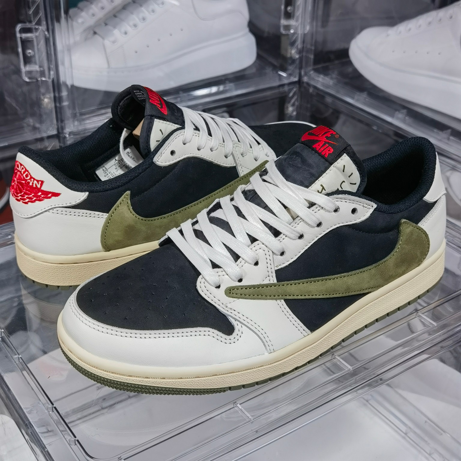 AJ1Low橄榄绿尺码:36-48纯原版出品-TravisScottxAirJordan1LowOGWM