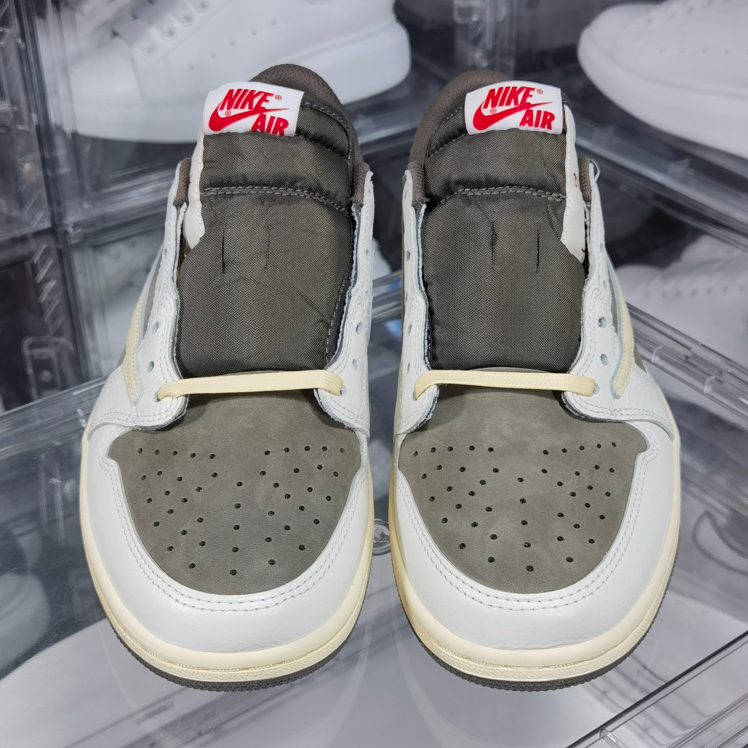 AJ1Low棕白尺码:36-48纯原版出品-TravisScottxAirJordan1ReverseM