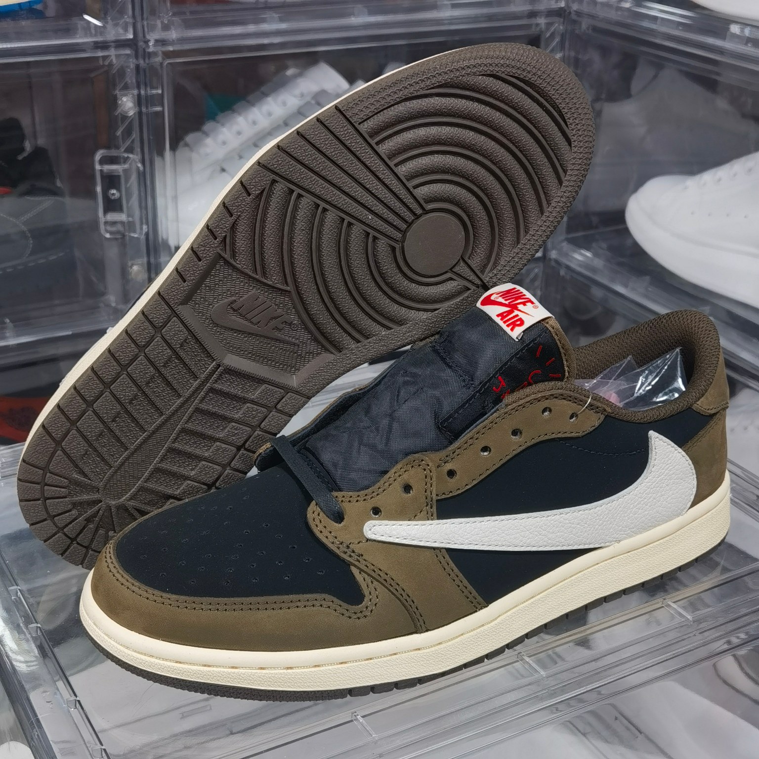 AJLow鬼脸倒钩尺码40-47.5纯原特价出品-TravisScottxAirJordan1Low鬼脸