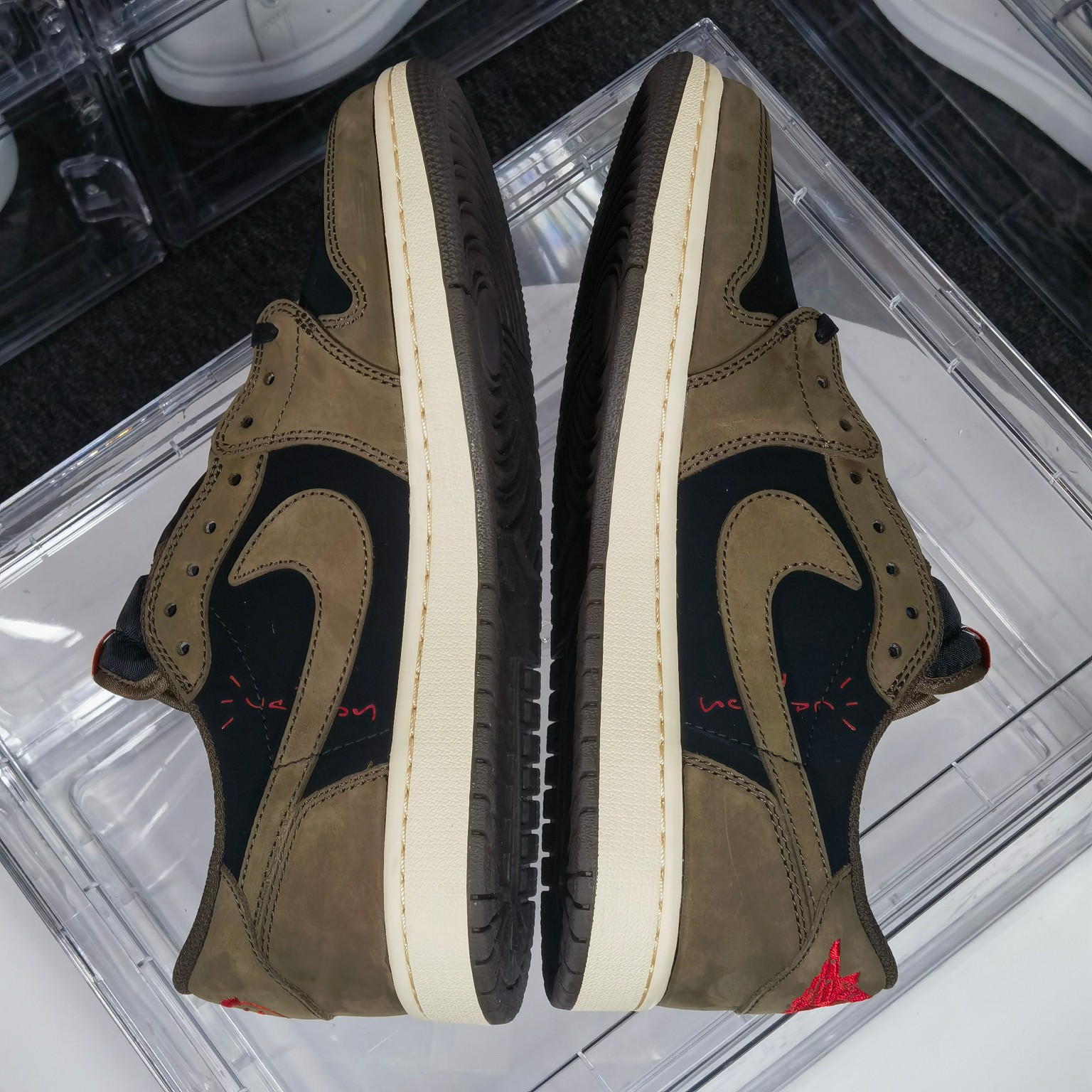 AJLow鬼脸倒钩尺码40-47.5纯原特价出品-TravisScottxAirJordan1Low鬼脸