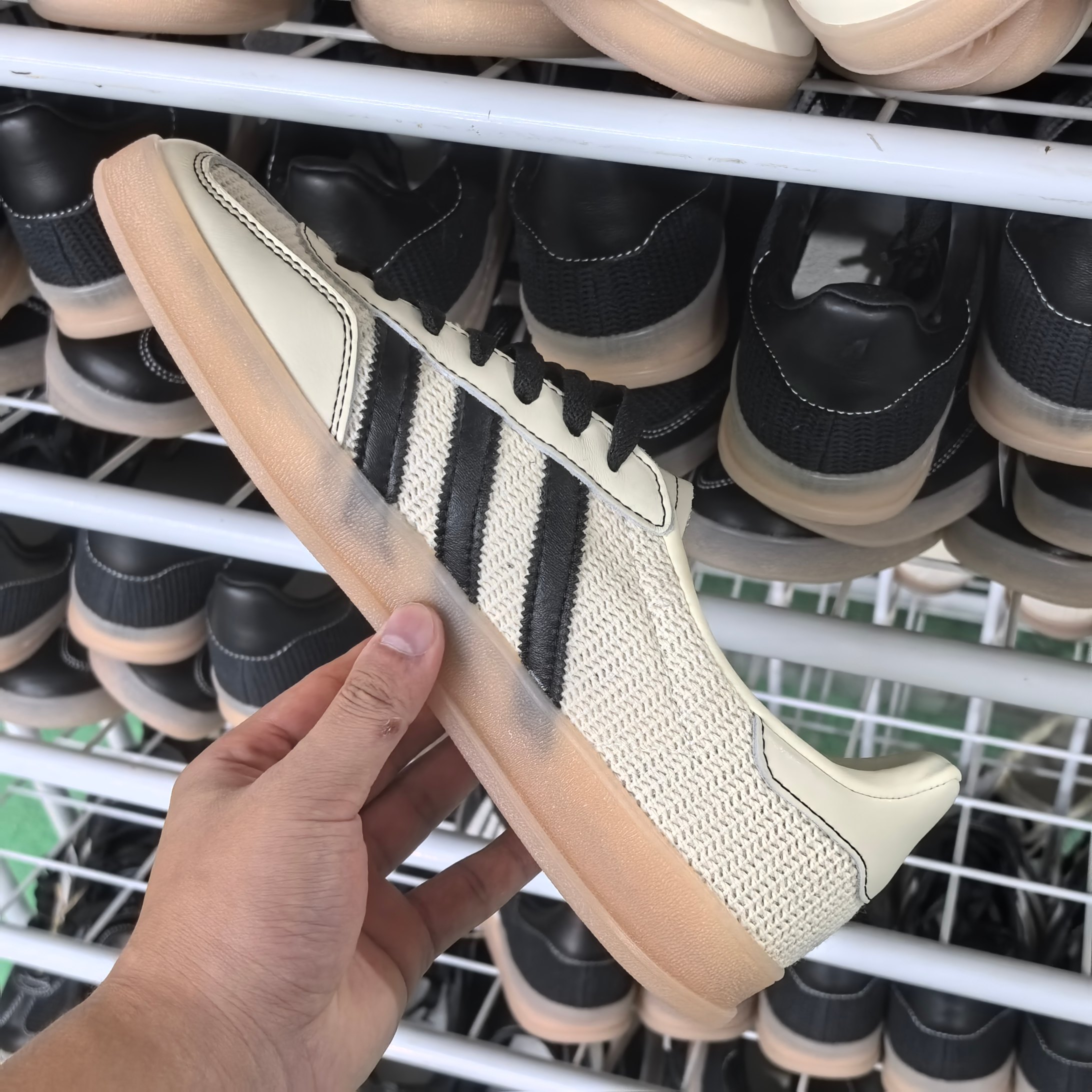特价福利  德训Gazelle系列白网全头层出货 货号: JQ7083 尺码:35.5 36 36.5 37 38 38