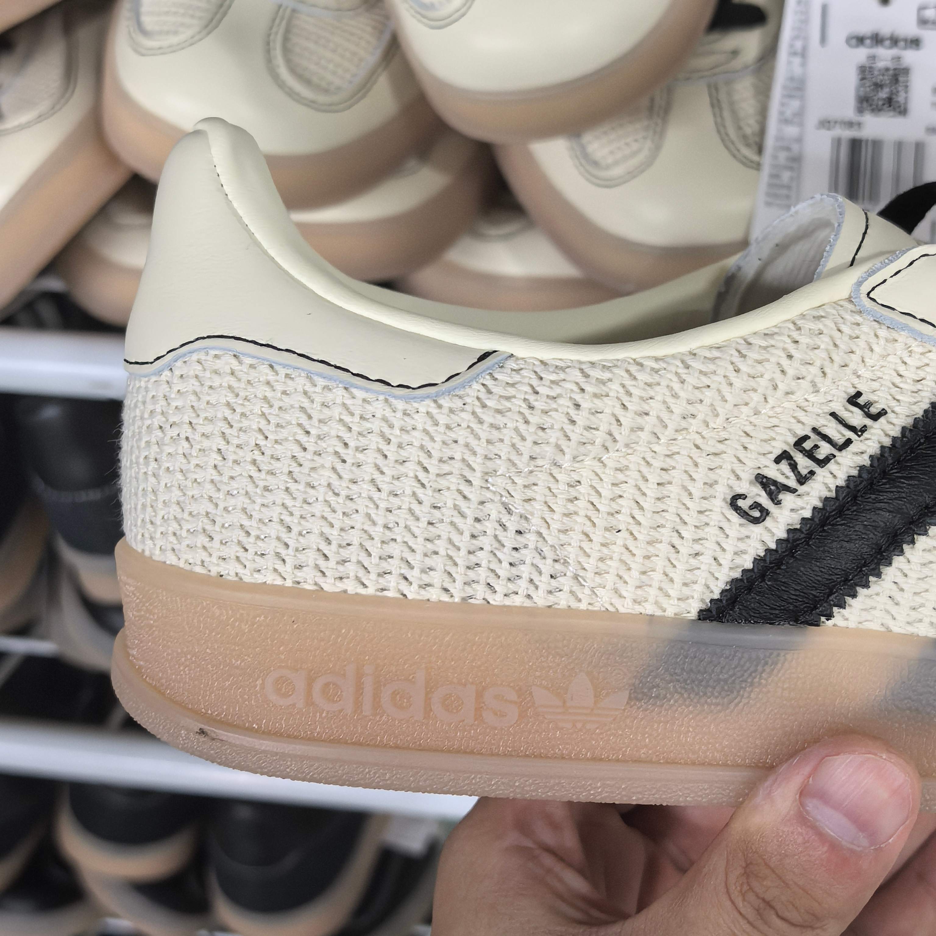 特价福利  德训Gazelle系列白网全头层出货 货号: JQ7083 尺码:35.5 36 36.5 37 38 38
