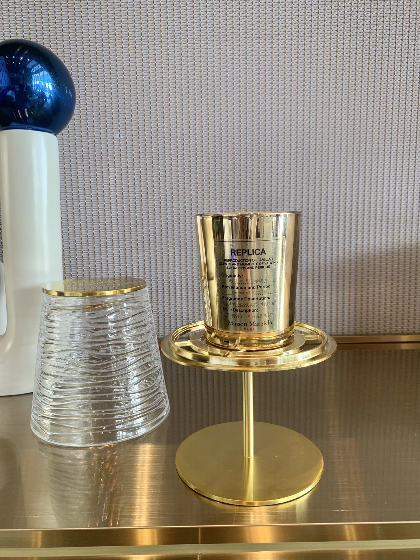 Gilded Margiela-Style Candlestick Table Lamp - Comprehensive