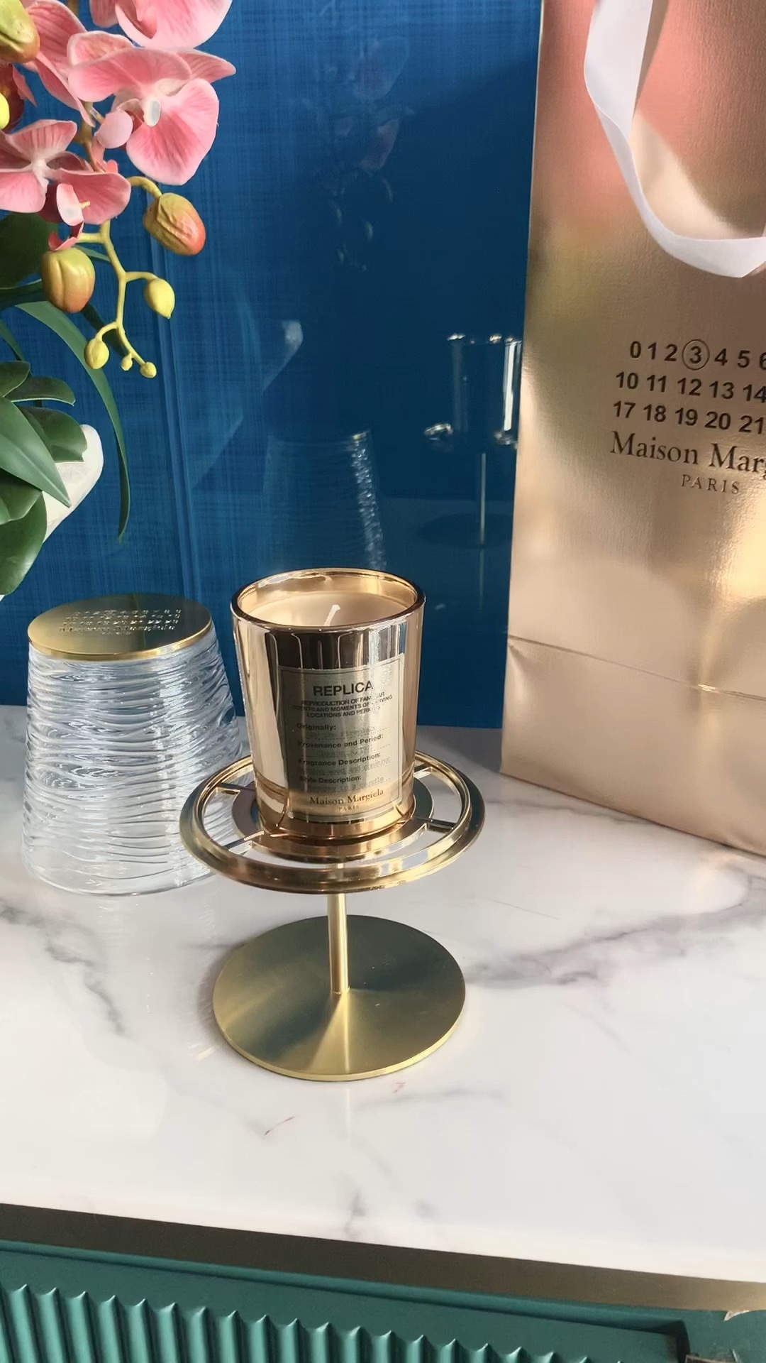 Maison Margiela Gilded Candlestick Gift Set - Comprehensive