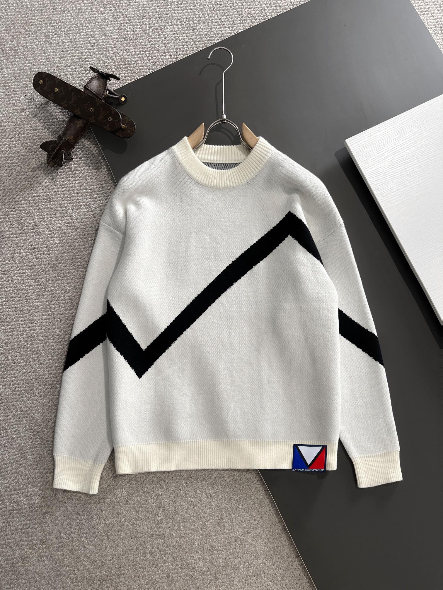 Best Replica New Style
 Louis Vuitton Clothing Sweatshirts Embroidery Wool Fall/Winter Collection Fashion