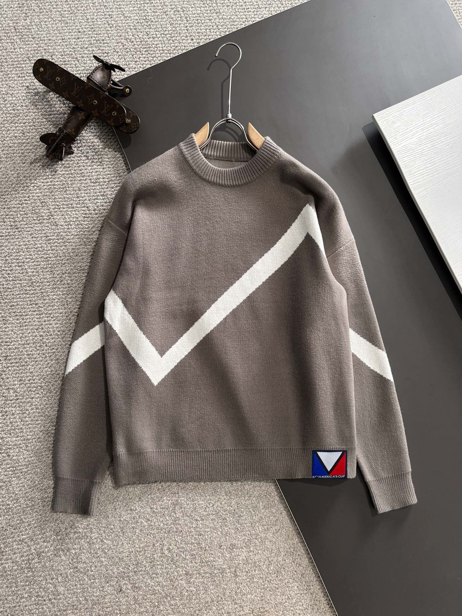 Louis Vuitton Clothing Sweatshirts Embroidery Wool Fall/Winter Collection Fashion