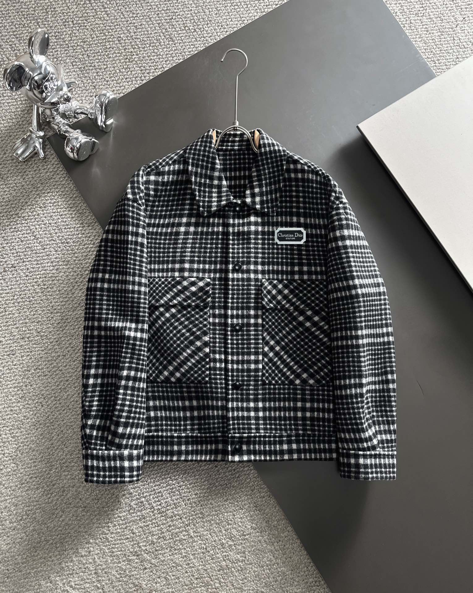 Envío al día siguiente Versión de chaqueta corta: chaqueta sherpa 🧥 de doble cara para hombre nueva y exclusiva exclus…