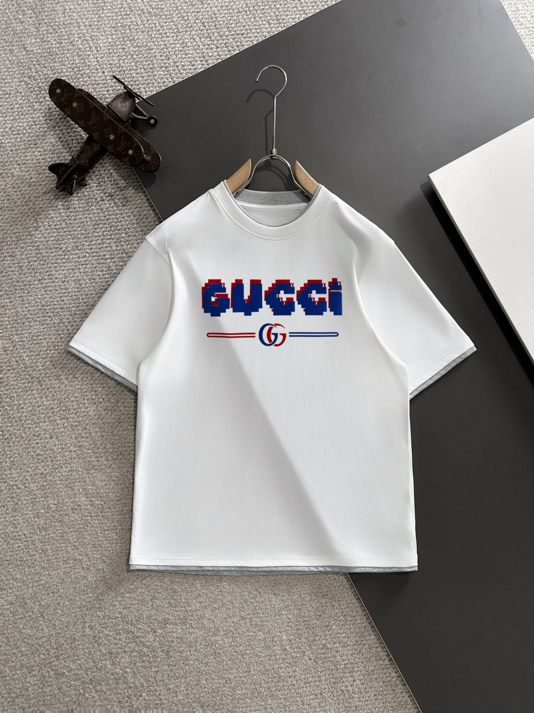 Envío al día siguiente GUCCI 2025 primavera/verano (calidad superior, diferente de los productos comunes) camiseta de m…