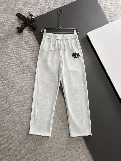 Dior 2025 Spring/Summer Elastic Waistband Casual Pants - Breathable Comfort 1 Dior 2025 Spring/Summer Elastic Waistband Casual Pants - Breathable Comfort