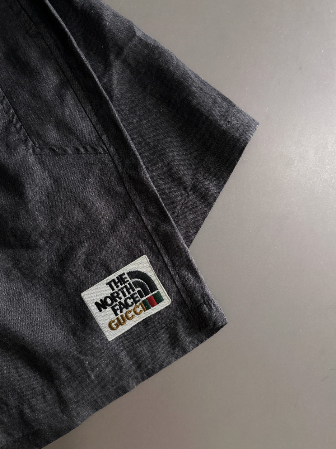 Gucci × The North Face コラボ プレミアム リラックスショートパンツ 通気性抜群 专柜調達生地