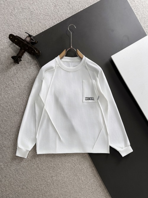 Dior Unisex Long Sleeve T-Shirt Top Quality - Cotton Blend, Comfortable Fit 1 Dior Unisex Long Sleeve T-Shirt Top Quality - Cotton Blend, Comfortable Fit